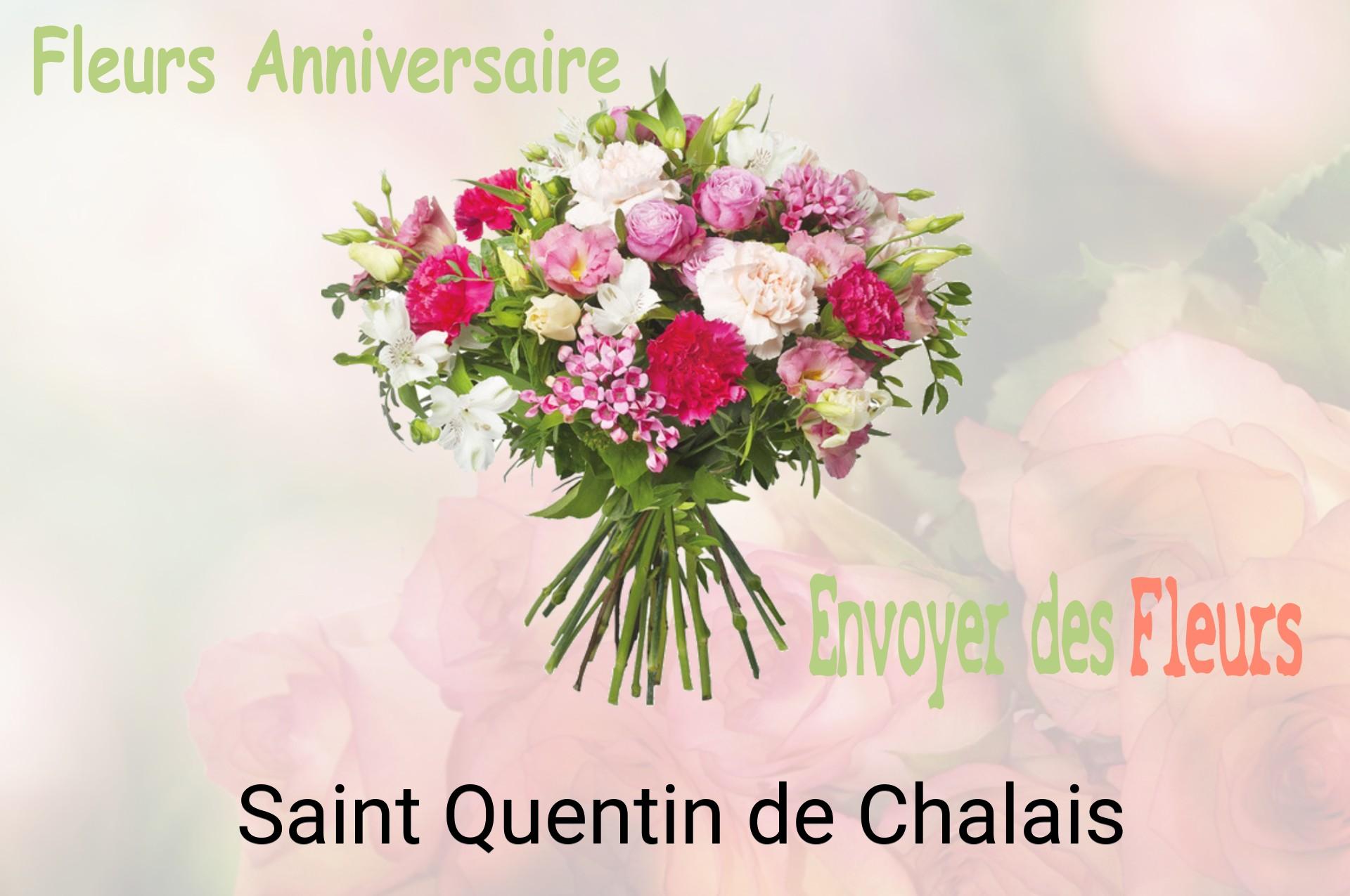 Bouquet de fleurs d’anniversaire livré à Saint-Quentin-de-Chalais