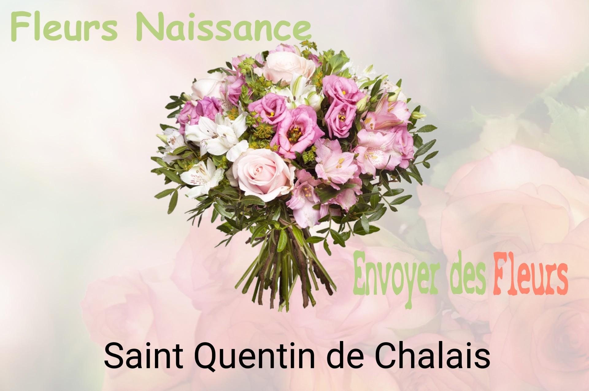 Bouquet de fleurs de naissance livré à Saint-Quentin-de-Chalais